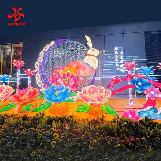 멋진 야외 도매 실크 축제 랜턴 전기 중국어 등불